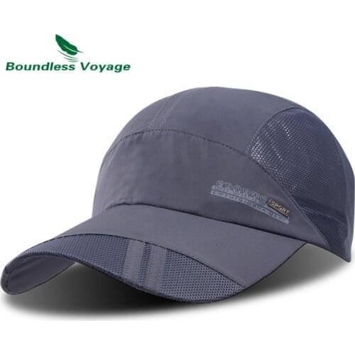 Boundless Voyage Baseball Cap Unisex Dad Hat Ultralight Quick Dry Hat Outdoor Sport Hiking Running Cap Breathable Peaked Cap
