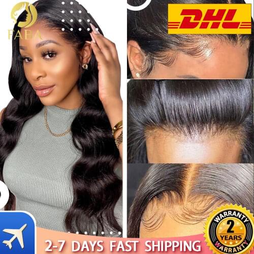 Human Hair Lace Front Wigs for Black Women 13x4 Frontal Wigs Human Hair 180% Density Body Wave Pre-Plucked Hair