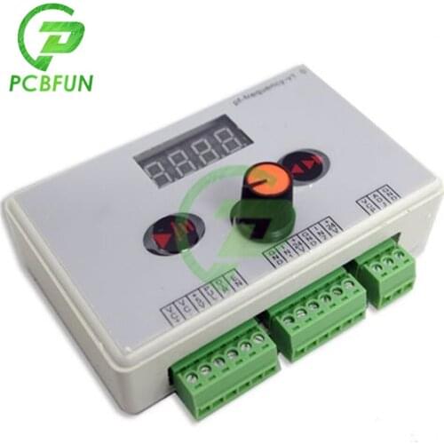 DC 7.5V-24V Digital Reversible Stepper Motor Speed Controller 12V 24V Motor Speed Regulator Governor Pulse Signal Control 998Rpm