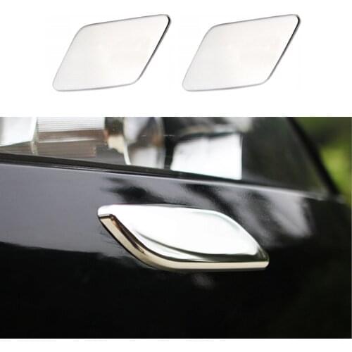 FOR Honda Accord 8th 2008-2010 ABS chrome Headlight cleaning cover trim 2pcs