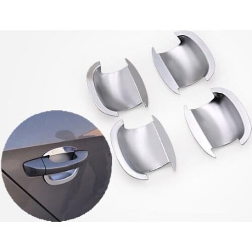 For Volkswagen VW Golf 6 MK6 Skoda SUPERB 2009 2010 2011 2012 New Chrome Car Side Door Handle Cup Bowl Cover Free Drop Shipping