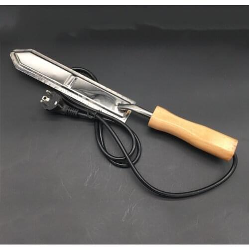 10 pcs EU Plug Electric Honey Knife Bee Beekeeping Equipment Cutting Knife Heating Handle Wooden Tools Stainless Steel Scraper