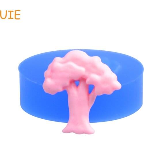 PYL069U 19.2mm Tree Flexible Silicone Mold - Cake Decorating Tools, Fondant, Resin, DIY Handmade, Gum Paste, Chocolate, Candy