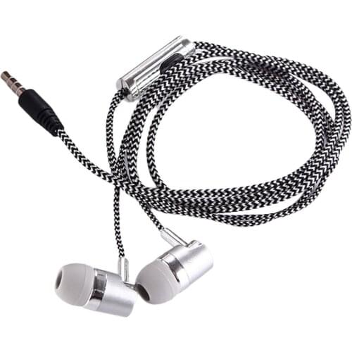 In-ear Mobile Phone Headset Wire Control To Listen To Music 3.5MM Interface Headset With Microphone Function