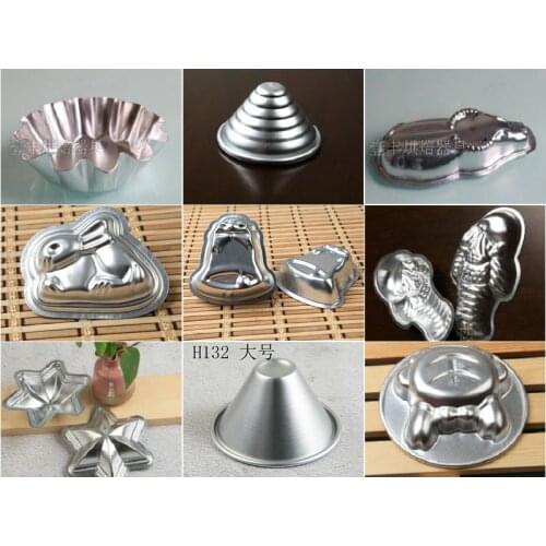 Midium size /small size aluminum alloy mold pan bakeware cake mould baking modelling tin tool