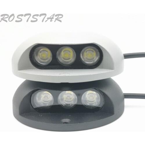 Led Floor Decking Lights 2W 3W 6W Led Underground Light IP67 Buried Lamps Exterior Spot encastrable terrace lighting 12V/85~265V