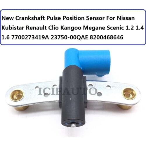 23750-00QAE New Crankshaft Pulse Position Sensor For Nissan Kubistar Renault Clio Kangoo Megane Scenic 1.2 1.4. 1.6 7700273419A