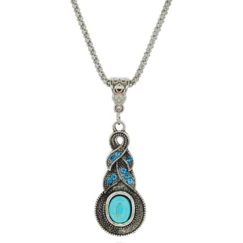 Wholesale New Womens New Tibetan Jewelry Big Pendants Necklace Chain Long necklace jewelry