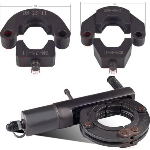 Separate Cylinder Clamp Head 65-100 Thin-Walled Stainless Steel Water Pipe Compression Double Compression Double Squeeze Jaws