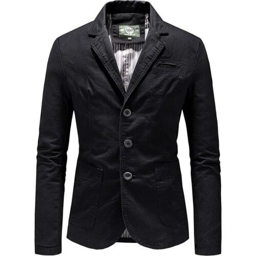 Mens Blazers Casual Suit Jacket Men Single Breasted Jacket Spring Autumn Slim Fit Casual Street Wear Suit Brand High Quality