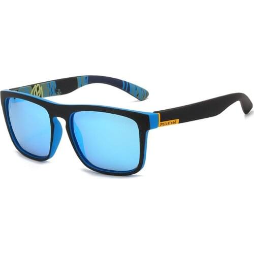 Polarized Sunglasses Goggles Sunglasses 2021 Adult New Fashion Simple Frame Printed Lens Anti-glare Night Driving Strong UV400