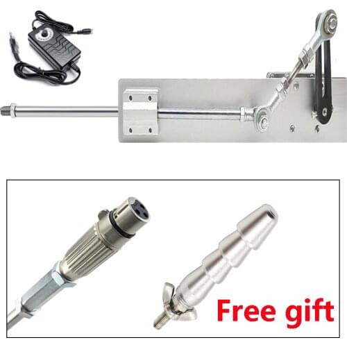 Reciprocating Linear Motor DC 12V/24V 120RPM Reduction Motor DC Linearly Motor Telescopic Linear Actuator With End Connector