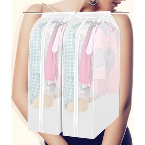 Transparent Clothes Storage Bags Suit Coat Dust Cover Organization Protector Garment Dustproof