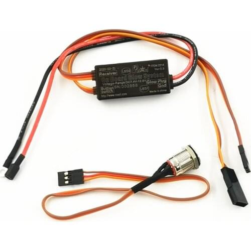 RCEXL On Board Glow System Ignition Drive Glow Plug Driver for RC Nitro Airplane Methanol engine rc airplane