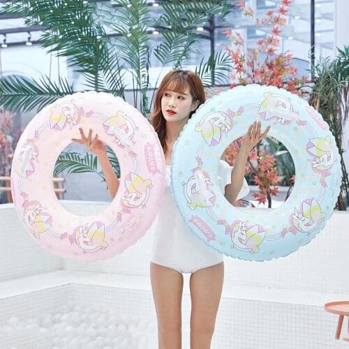 Factory Environmental Protection PVC Thickened Swimming Ring Adult Inflatable Creative Pegasus Swimming Ring Piscina Pool Float