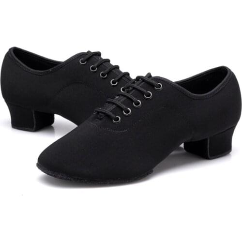 EU26-40 Low Heel Ballroom Napped Split sole Practice Dance Shoes Womens Oxford upper Modern Kids Teacher Standard Dance Shoes