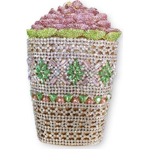 Women Crystal Evening Bags Ladies Diamond Party Handbag Bridal Wedding Party Stone Clutch Bag Clutches Bags Handbag For Female