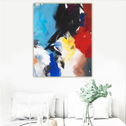 Jean Miotte《Croisade 1980》Abstract Expressionism Canvas Art Oil Painting Picture Wall Hanging Decor Home Living Room Decoration