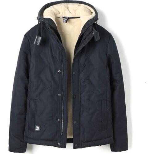 Winter Mens Even Hat Cotton-padded Clothes Short Fund Thickening Cotton Leisure Time Man Keep Warm Cotton-padded Jacket Man