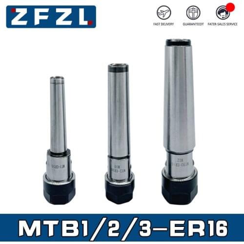 1PC MT1 MT2 MT3 ER16 Morse Taper MTA1 MTA2 MTA3 MTB1 MTB2 MTB3 ER16 Collet Chuck Holder,CNC Milling Tool Holder