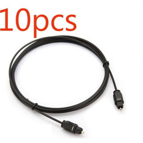 10pcs 3.3 Ft Digital Optical Fiber Optic Toslink Audio Cable c12 brand new