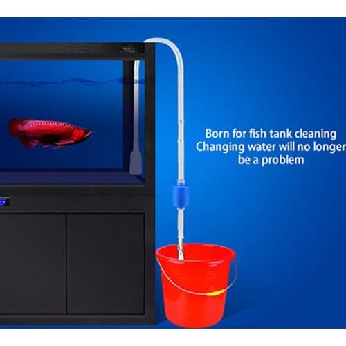 Aquarium Fish Tank Sand Washer Water Changer Suction Pump Cleaner Semi-Automatic Aquarium Clean Vacuum Water Changer