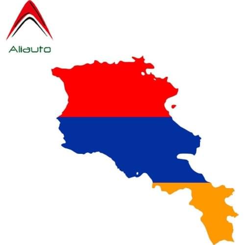 Aliauto Personality Armenia Flag Car Sticker Reflective Waterproof Sunscreen Anti-UV Reflective Decal Car Styling,13cm*6cm