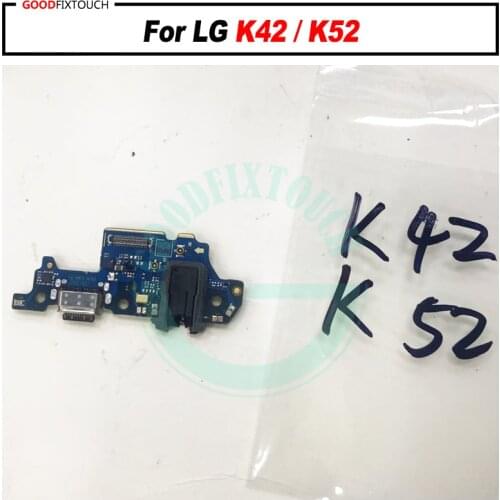 For LG K42 LM-K420EMW USB Charger Charging Port Dock Connector Board with + Headphone jack Replacement Part For LG K52 LM-K520