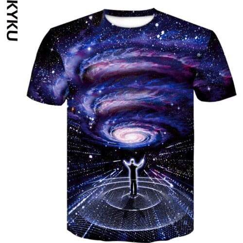 3d Galaxy Space T shirt Psychedelic Tshirts Men Women Summer Tops Tee Hip Hop Colorful Clothing funny 3d Print T shirts