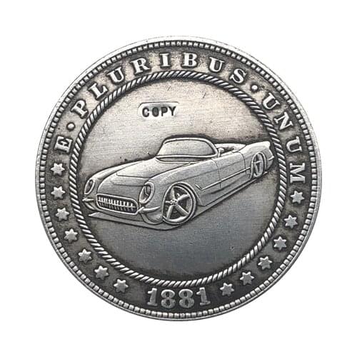 Hobo Nickel 1881-CC USA Morgan Dollar COIN COPY Type 133