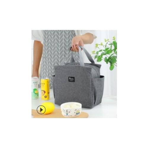 Insulation Lunch Box Bag Lunch Tote Bag Aluminum Foil New Large Capacity Cold Storage Bolsa To Work Student Lunch Package