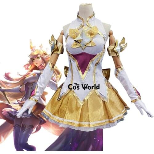 LOL Star Guardian Soraka Dress Uniform Outfit Games Cosplay Costumes