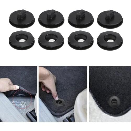 LEEPEE Universal Car Floor Mat Clips Interior Accessories Anti-Slip Holders Auto Carpet Fixing Grips Clamps 4 Piece/Set