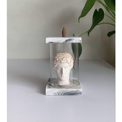 Mermer efektli Hermes geri akış tütsülük