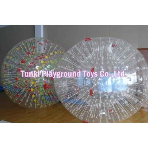 Inflatable zorbit ball grass water zorb ball air pvc rolling ball