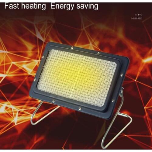 Portable Gas Heater Propane Outdoor Heater Butane Double Use Tent Camping Stove Infrared Ceramic Liquefied Gas Heater