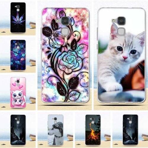 Luxury Silicone TPU Case for Huawei Y6 Pro/Honor Play 5X/Enjoy 5/Holly 2 Plus 5.0" Cases Cute Pink Cartoon Animal Phone covers