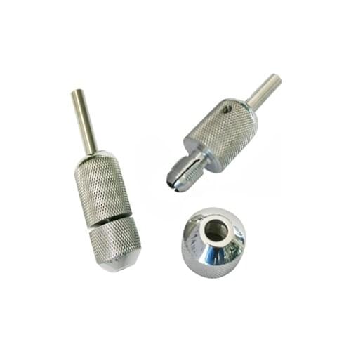 YILONG High Quality 22mm Tattoo Grips Free Shipping 1 PCS/Lot Knurled Twist Self-Lock Tattoo Grip Professional Stainless Steel