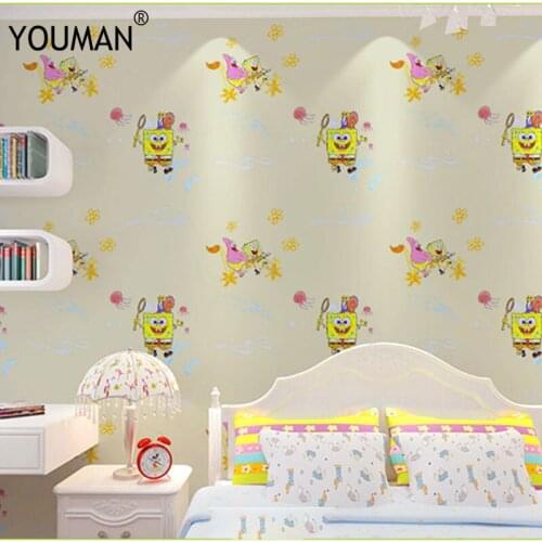 10M Wallpaper Roll Animal Cartoon Self Adhesive Wallpaper for Kids Room Living Room Sticker Wallpaper Desktop Wall paper for Wal