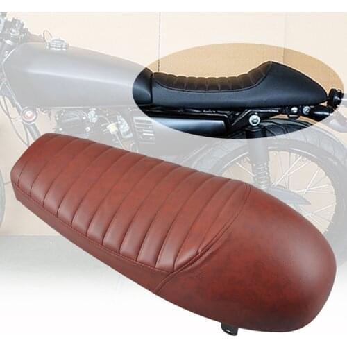 Motorcycle Hump Cafe Racer Retro Saddle Seat For SUZUKI GN125 GN250 GN400 GR650 Retro Saddle Seat Pad PU Cushion Seat