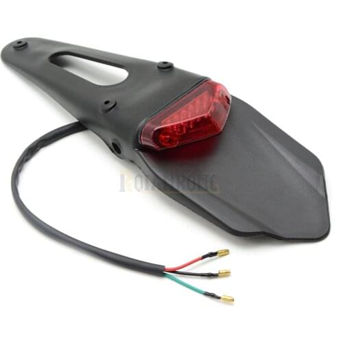 Motorcycle Bike Rear Fender Taillight LED For XR250 XR400 XR650 WR250F WR450F CRF250X CRF450X CRF Motorcycle Accessories