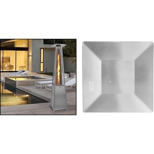 Pyramid Patio Heater Reflector Shield Replacement Top for Propane Heat Focusing Heaters Outdoor Garden Heat Lamp Cover Sheets