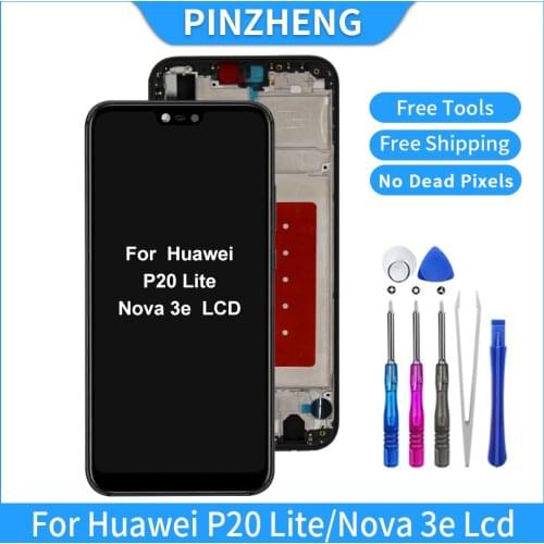 PINZHENG LCD For Huawei P20 lite Lcd Display Touch Screen Digitizer Assembly Replacement For Huawei P20lite ane-lx3 Nova 3 LCDS
