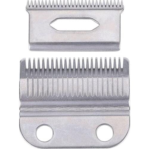2pcs Professional Stainless Steel Detachable Clipper Blades with 2 Hole Replacement Blade Accessories High Quality and Brand New
