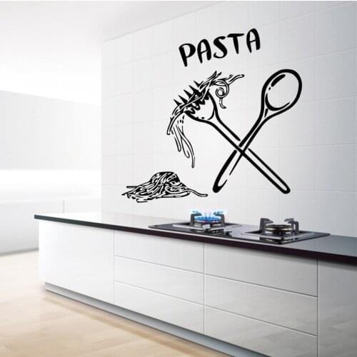 Pasta Pattern Home Decor Wall Stickers for Kids Room Living Room Self Adhesive PVC Wallpaper Home Decoration Accessories
