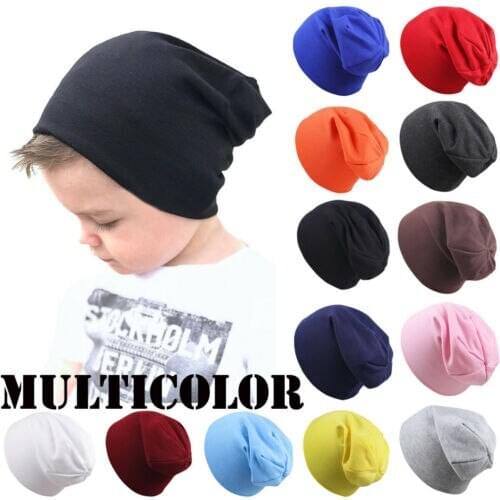 Focusnorm Baby Stuff Accessories Toddler Newborn Kids Baby Boy Girl Infants Cotton Soft Warm Santa Hat Beanie Cap Solid Hats