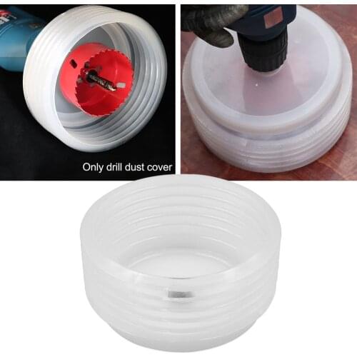 Collector Elastic Durable Home Drill Dust Cover Sealing Silicone Fixed Ash Bowl Portable For Power Tool Hole Saw Accessories