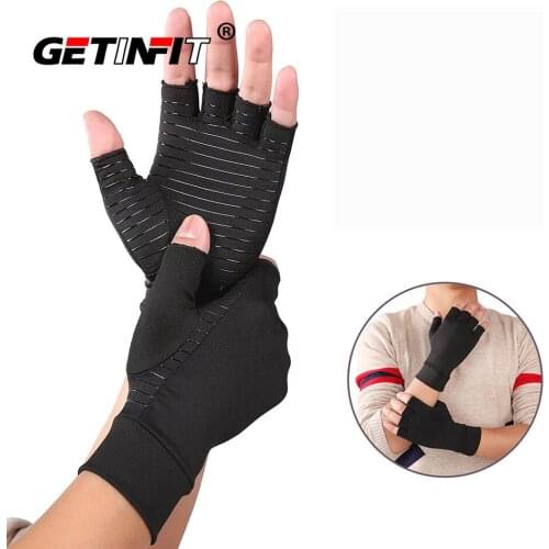 Getinfit Arthritis Compression Gloves High Copper Infused Gloves for Arthritis for Men and Women,Arthritis Pain Relief Gloves