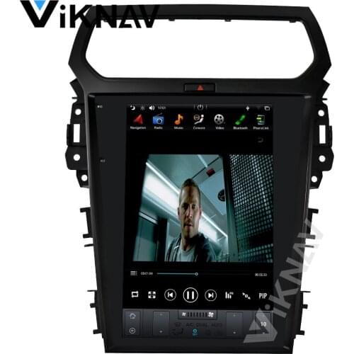 Multimedia player Tesla style 12.1 inch for Ford Explorer 2013-2018 vertical screen Android Car radio GPS navigation DVD