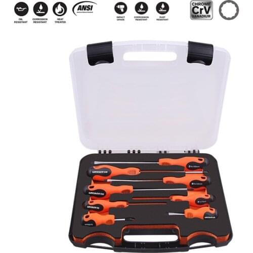 Magnetic Screwdrivers Set with Case Includs Slotted, Phillips,Hex, Pozidriv,Torx and Precision Screwdriver Kit Tools for Repair